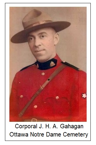 Reg. 10111 Corporal J.H.A. Art Gahagan