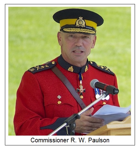 RCMP Commissioner R.W. Paulson